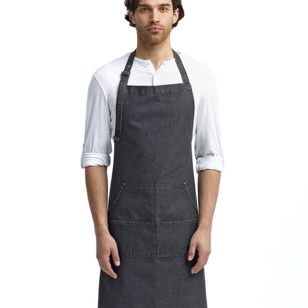 Jeans Stitch Denim Bib Apron Thumbnail