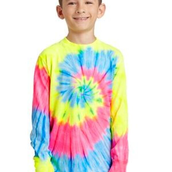 Youth Tie Dye Long Sleeve Tee Thumbnail