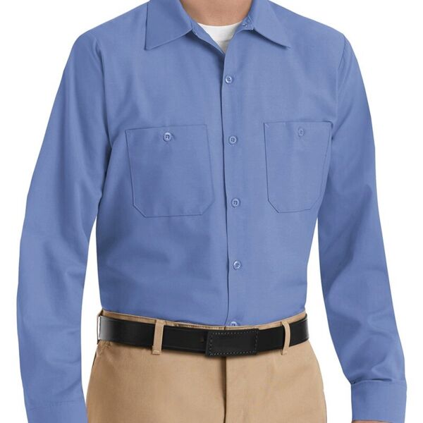 Industrial Long Sleeve Work Shirt - Tall Sizes Thumbnail