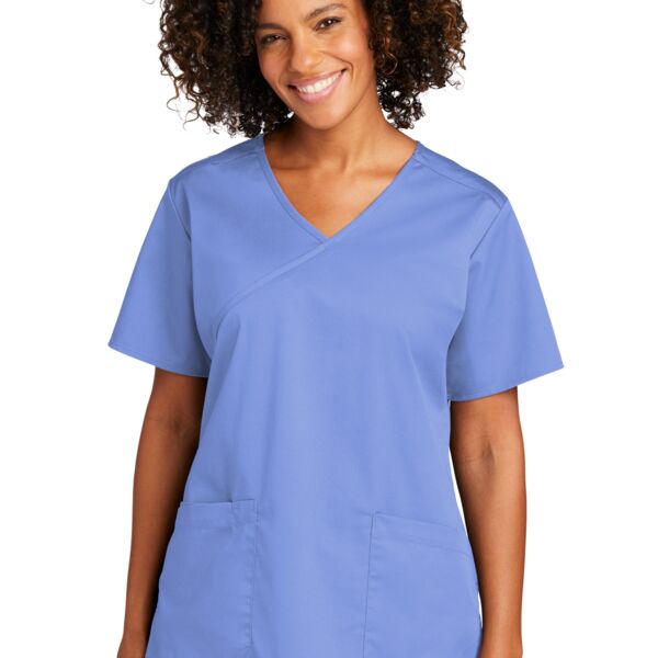 Women's WorkFlex Mock Wrap Top Thumbnail