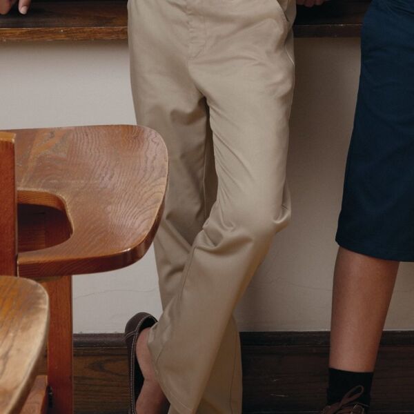 ICD School Uniform Girls' Plain Front Pants Size 4-16 Thumbnail