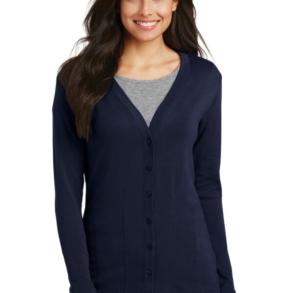 ICD Ladies Modern Stretch Cotton Cardigan Thumbnail