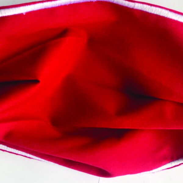FACEMASK - NON-MEDICAL HOMEMADE MASK - RED Thumbnail